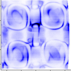 Chiral fermi arcs at the surface of PdGa.