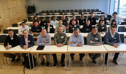 Group photo from our selection workshop: potential supervisors from all three research institutions participating in IMPRS-CPQM attended the talks by the prospective students at MPI CPfS and had lively discussions with them.